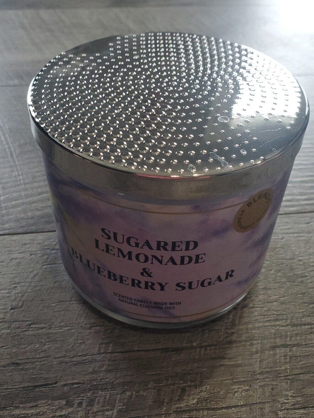 Bath And Body Works Sugared Lemonade And Blueberry Sugar Candle